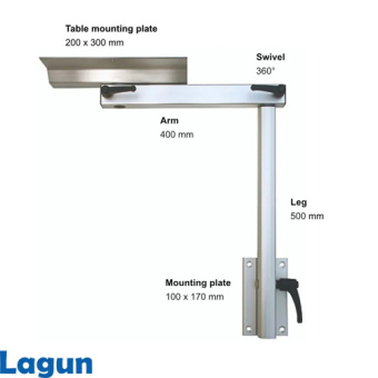 Lagun 30605 - Table Leg System 500mm Natural