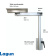 Lagun 30605 - Table Leg System 500mm Natural