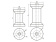 Talamex Keel Roller PU L95mm Ø64mm Shaft 16mm