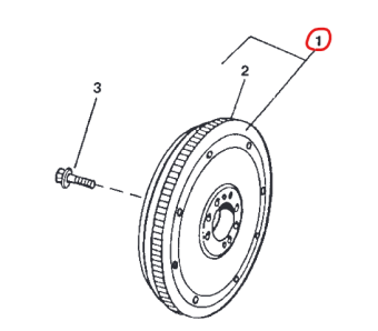 Northern Lights RE500398 - Flywheel