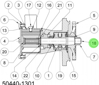 Jabsco 50447-0000 - Replacement Spare Part
