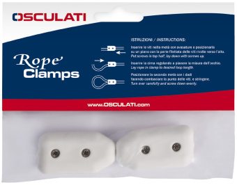 Osculati 04.179.16 - Plastic Clamps F. Rope Splicing 12/14 mm