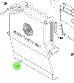 Steyr 2181005-0 - Engine Electric Box Cover Assembly for Steyr SE Series Engines
