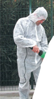 White Polypropylene Suit L