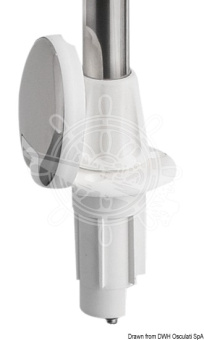 Osculati 11.039.60 - Light Pole With Evoled 360° Led Light Stainless Steel 100 cm