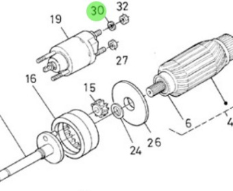 Nanni Diesel 970490904 - D8 Spring Washer for Nanni Diesel Engines
