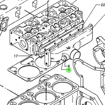 Bukh 009R2013 - 1/2 in BSP Screw Plug for DV36 and DV48 Engines