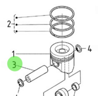 Nanni Diesel 970310846 - Connecting Rod Bearing for 4.330TDI, 4.340TDI, and N4.115 Engines