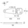 Foresti & Suardi Hinge 103x32 mm Chrome