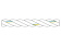 Talamex Tiptolest Pre-Stretched 3-Strand White 8mm 200m