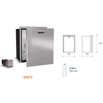 Vitrifrigo 0402-0263 - DW90i OCX2 Refrigerator/Freezer
