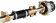 Centaflex Coupling, M-127 3.3, Max. 250nm (Pleasure Craft), D=47mm, Tk=74,5mm, Z=4x90°, M=M8