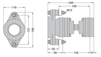 Python Drive P60-B Complete Shaft Drive System