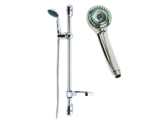 Wash Shower Rail System Chromed 150 cm