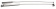 Vetus SHDA760 Parallel System Wiper Arm, S/S (AISI 316), L = 762 mm
