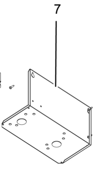 Isotherm SBE00059AA – Compressor Fixing L-Bracket for BI29(II) Dual Refrigerator