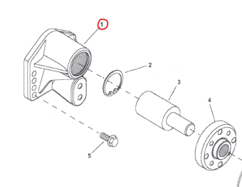 Northern Lights RE500538 - Idler Shaft 