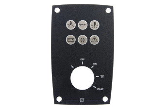 Vetus MP148783 - Front Foil For MPA10, Black, White Symbols
