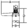 Allpa Plastic Adjustable Antenna Base For Railing Mount (Ø20-25mm)