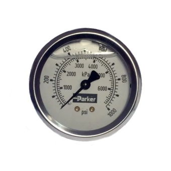 Parker 40-0303 - Pressure Gauge, 2.5″, 0-60 PSI, 1/4 NPT Back Connection