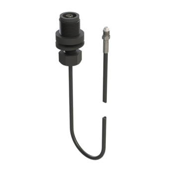 Pacific Aerials P6715 - SeaMaster VHF+AIS Deck Feedthrough Support Black + 5m Cable