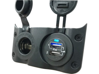 Talamex Switch Panel Add On With 12V Socket & Double USB