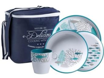 Marine Business Coastal Dinnerware Set for 6 people