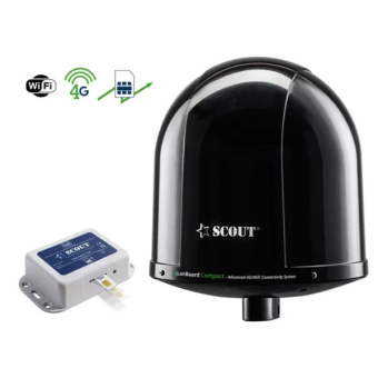 Scout 4G/WiFi OnBoard Compact+SIM+Antenna Black (USA)