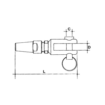 Mavi Mare AISI 316 Quick Wire Rope Fork Terminals Ø4 mm