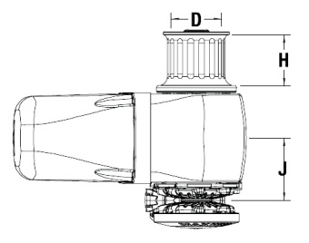 Maxwell HRC10 Drum Horizontal Anchor Windlass