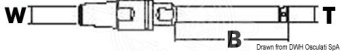 Osculati 05.030.10 - Terminal With Threaded Rod 10 mm