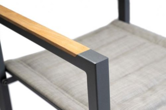 ARC Marine Director's Chair The Square Aluminium Jute