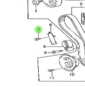 Nanni Diesel 970312163 - Flange Bolt for Camshaft and Valve Gear