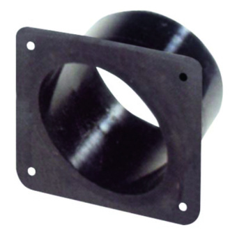 Plastimo 50155 - Wall-mount PVC connector for hose Ø 65-70 mm
