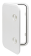 Allpa Plastic Hatch, 606x357mm, 2x Handle, 180°, White