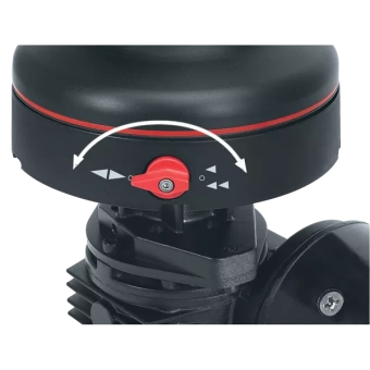Harken 40RWC12H - Electric Self-Tailing Rewind™ Radial Winch Reverse Speed, 12V 40.2ST Chrome/Black