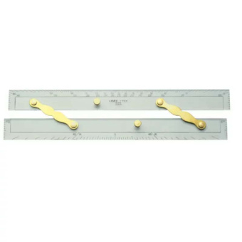 Linex Parallel Navigation Ruler 380mm Bronze