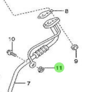 Nanni Diesel 970312249 - Turbocharger Gasket for T4.155 and 4.380TDI Engines