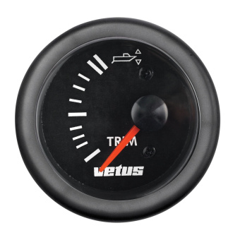 Vetus TRIM Tab Gauge 12/24V