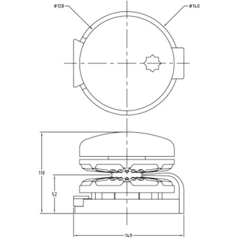 MUIR VM/VMC 500 Anchor Windlass 12V