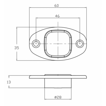 Marine Town Door Stop Inox 316 Sud