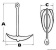 Osculati 01.139.15 - Grapnel Anchor 1.5 kg