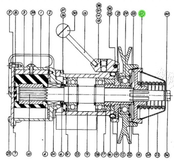 Jabsco 21987 - Connection 1.17" (Sherwood 21987)