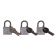 Plastimo P203970 - Stainless Steel Padlock - 30 mm (3 pcs) Plastimo P203970 - Stainless Steel Padlock - 30 mm (3 pcs)