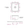 Barka Washbasin Single Stainless Steel Polished Square 32x24x15 cm