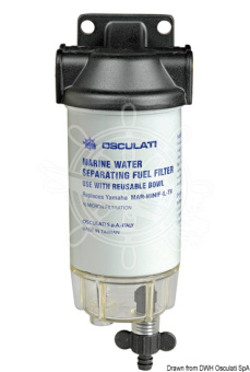 Osculati 17.661.30 - Petrol filter + water/fuel separator 200-406 l/h