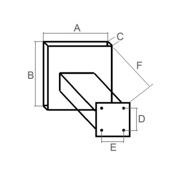 Adjustable Outboard Motor Bracket Max 25 HP