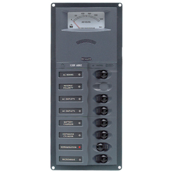 BEP Marine 900-ACM6V-AM - Circuit Breaker Panel AC 230V 6x 1-pole