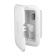 Nuova Rade 196469 - Case, Side Mounted, W/Shower & Mixer Tap, 3m Hose, W/Lid, White