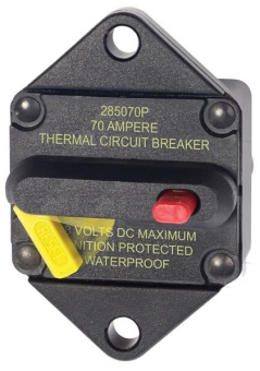 Blue Sea 285 - 70A Flush-Mounting Circuit Breaker (Bulk)